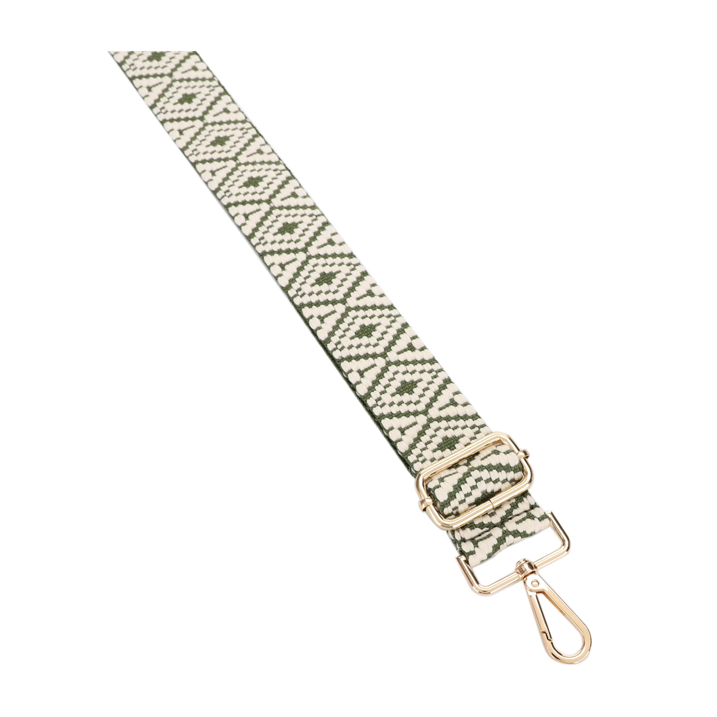 1.5 Inch Wide Replacement Webbing Strap with Gold Metal Hardware - Image 8