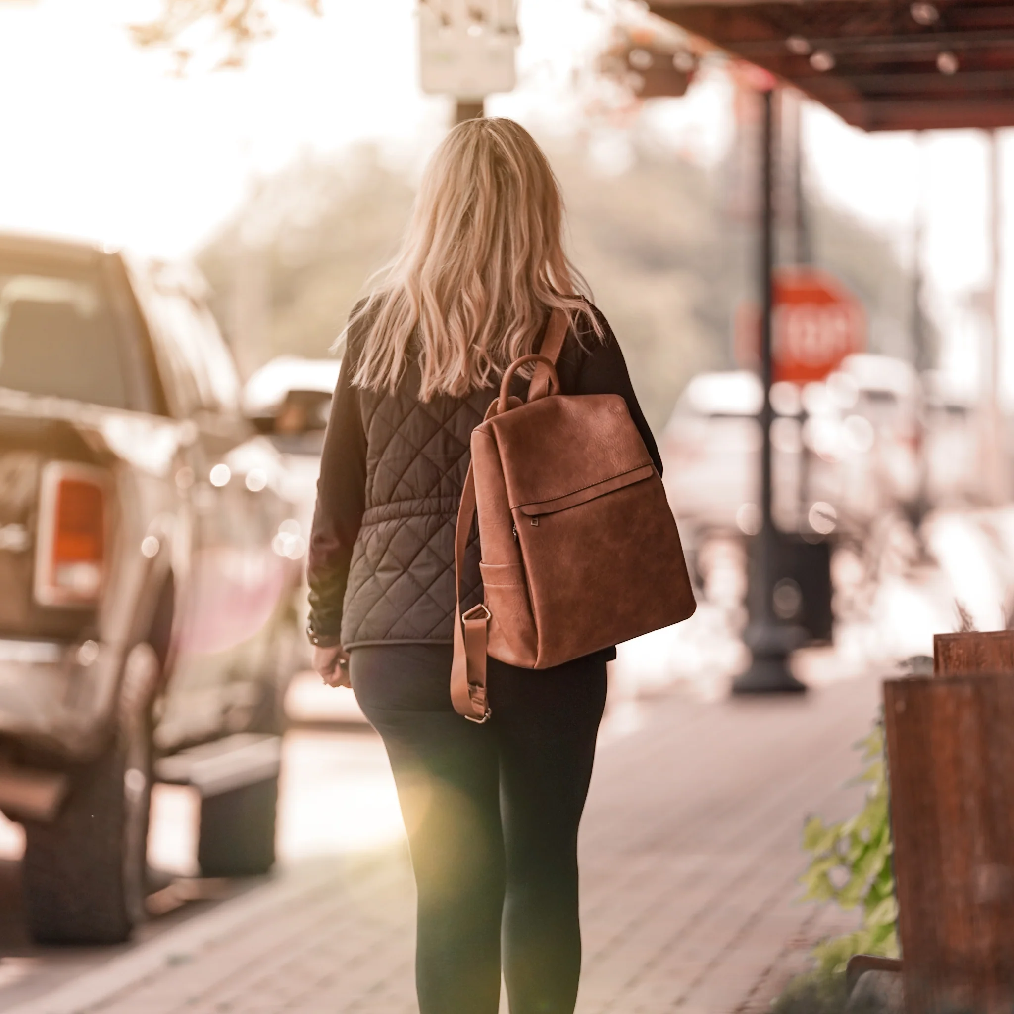 Sierra Concealed Carry Lock and Key Backpack Purse - Image 15