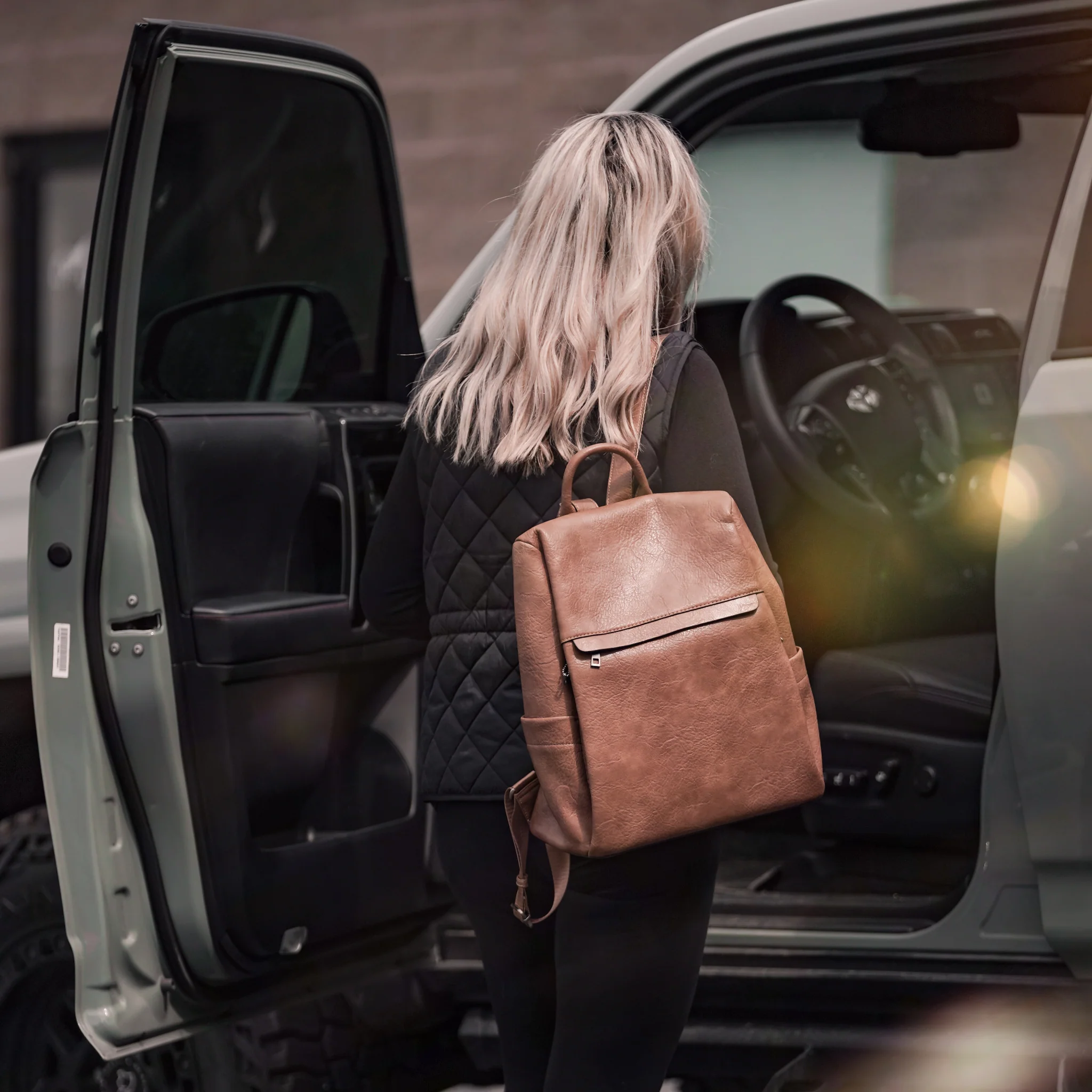 Sierra Concealed Carry Lock and Key Backpack Purse - Image 16