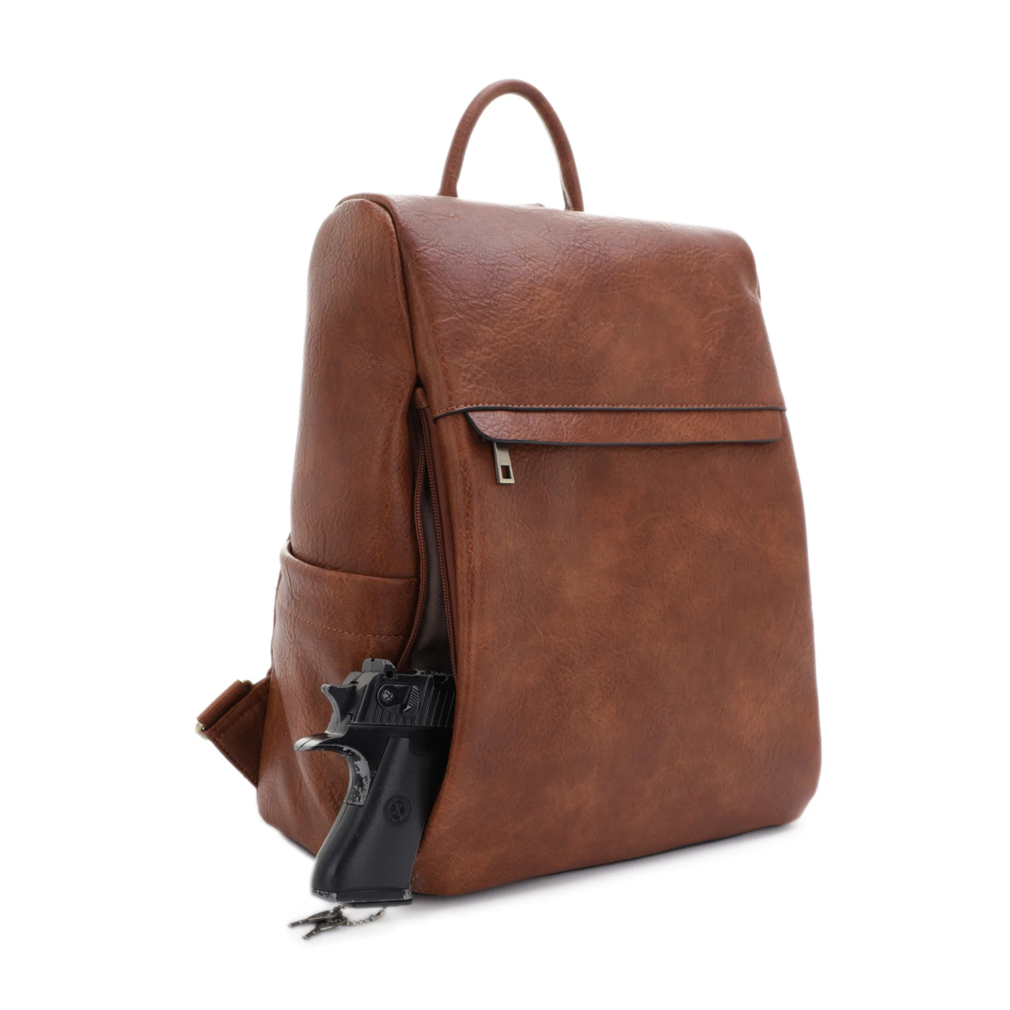 Sierra Concealed Carry Lock and Key Backpack Purse - Image 17