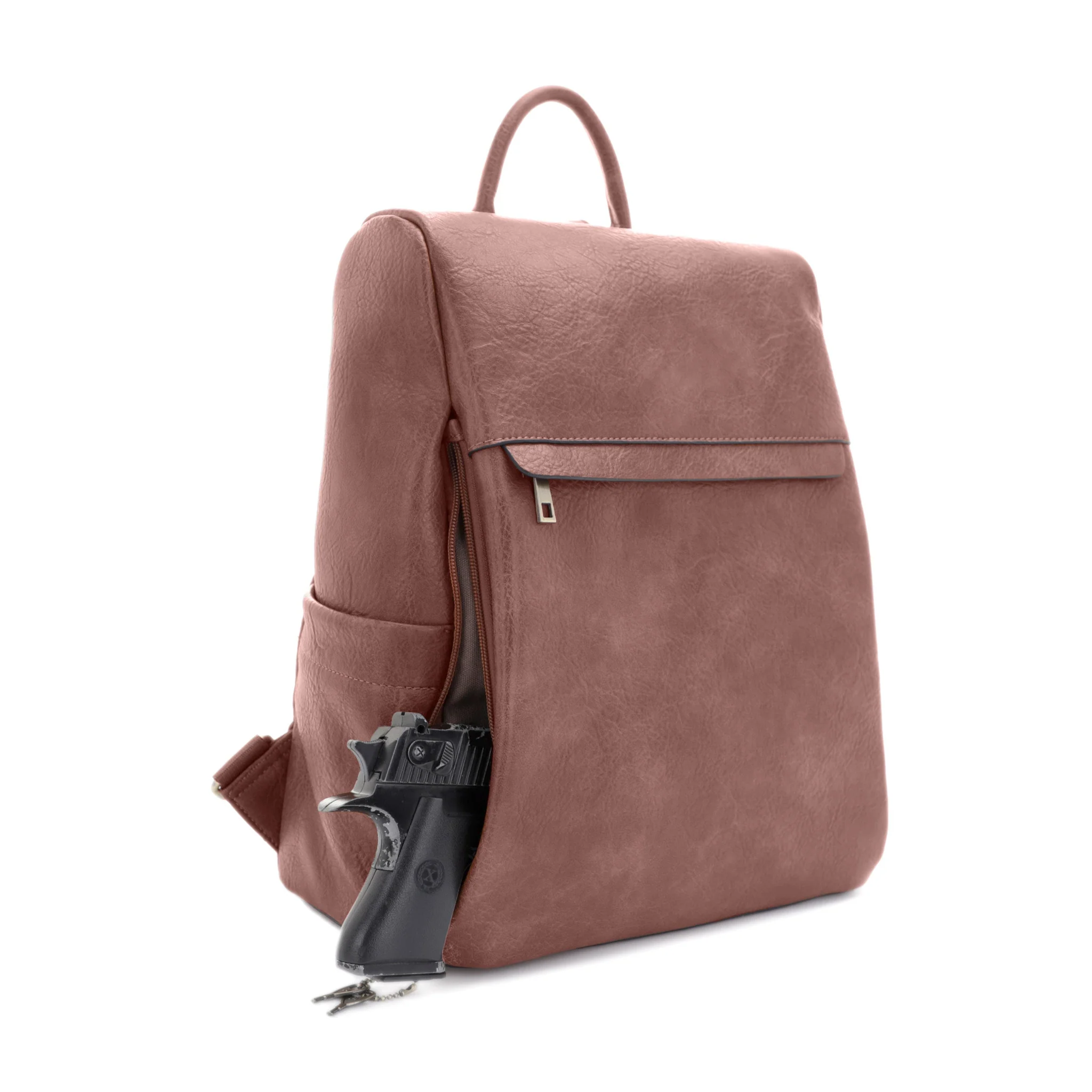 Sierra Concealed Carry Lock and Key Backpack Purse - Image 23