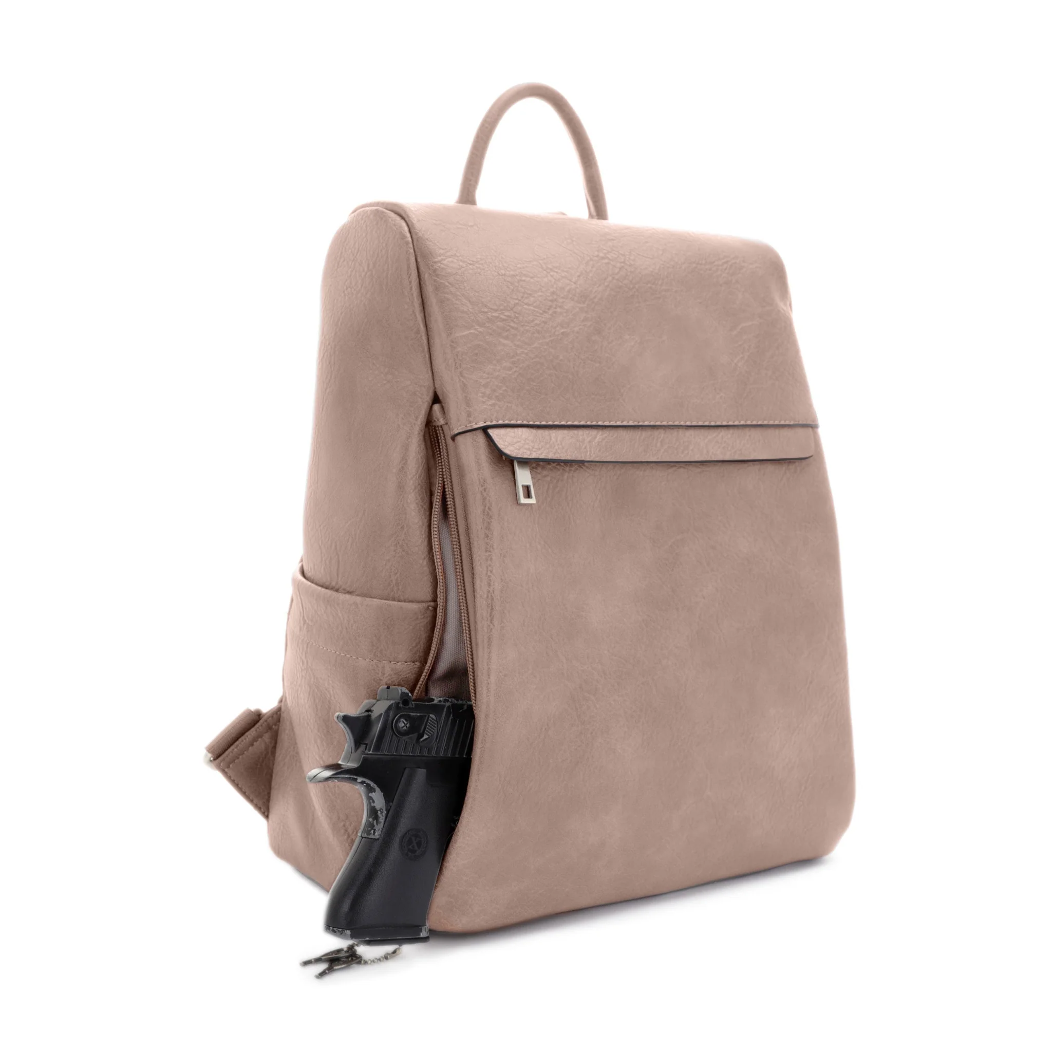 Sierra Concealed Carry Lock and Key Backpack Purse - Image 29