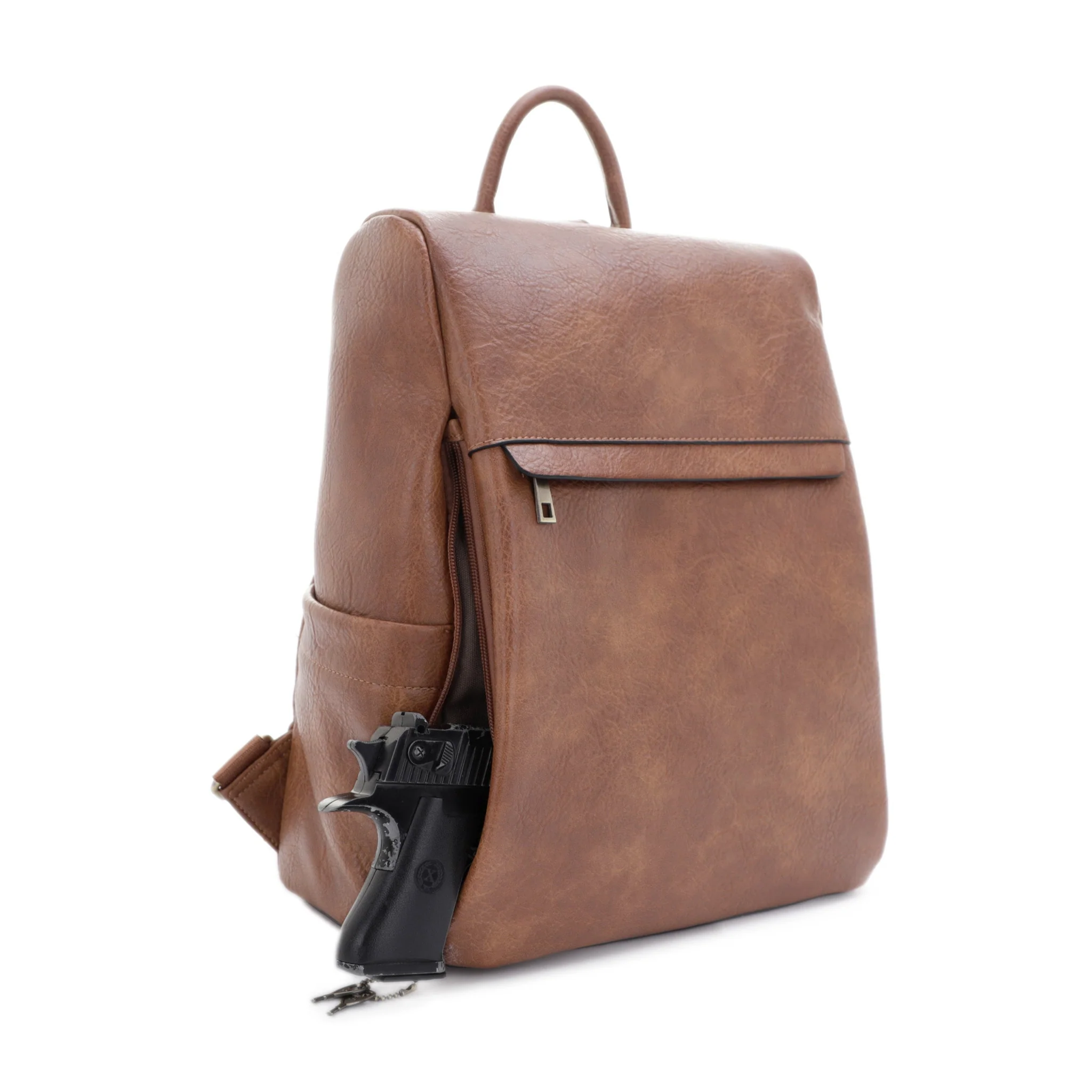 Sierra Concealed Carry Lock and Key Backpack Purse - Image 3