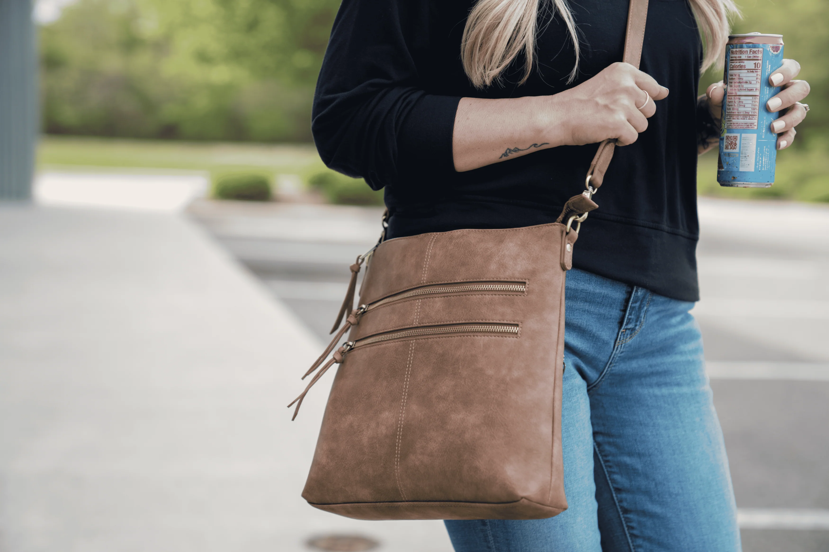 Southport Concealed Carry Lock and Key Crossbody - Image 35
