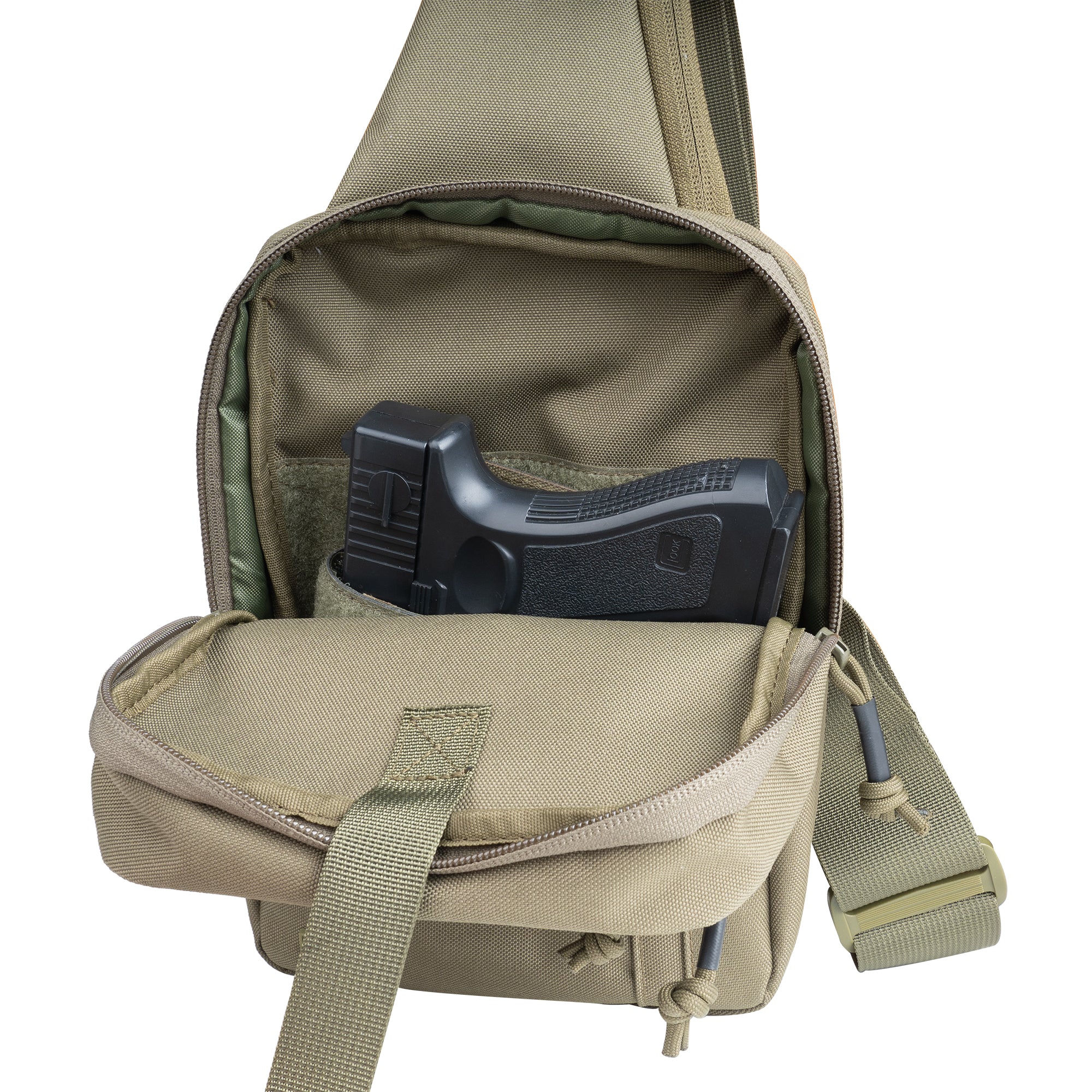 SwiftPack CCW Nylon Sling Bag with Quick-Draw Function - Image 7
